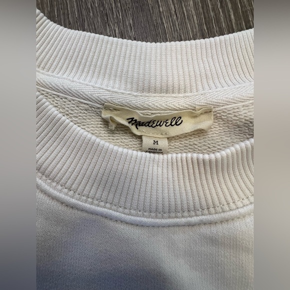 Madewell The McCarren Midweight Crewneck Sweatshirt Medium - Picture 5 of 8